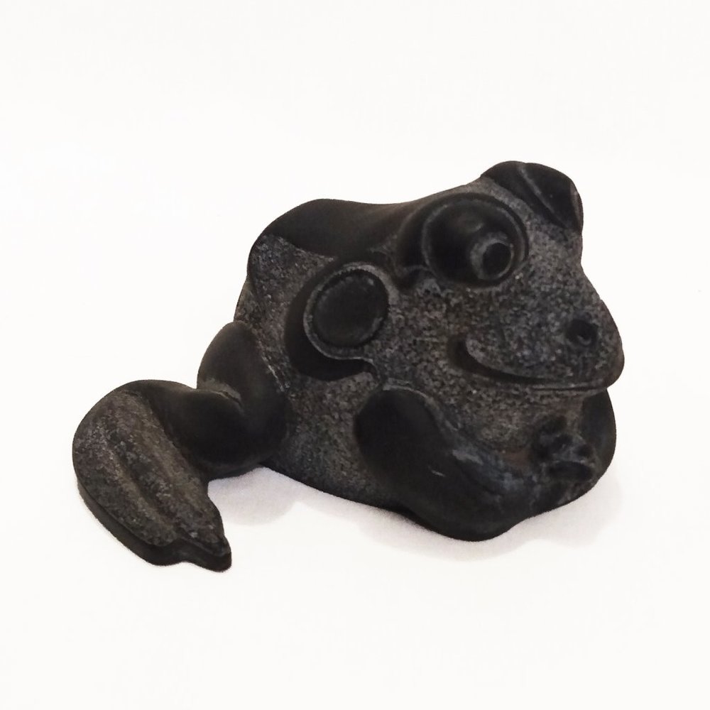 Boma Frog Sculpture -Totemic Art-Made In Canada